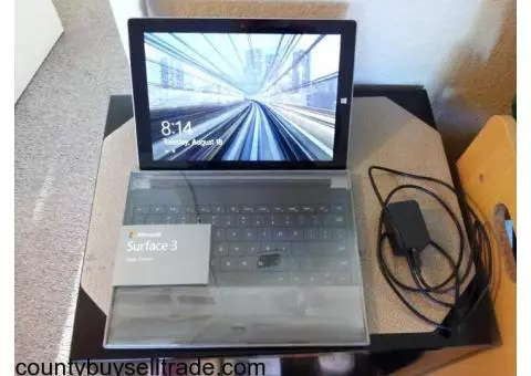 GREAT PRICE!! MICROSOFT SURFACE 3 TABLET W/ MAGNETIC KEYBOARD FOR SALE!!