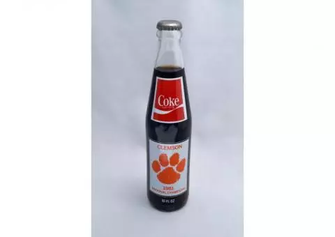 Clemson 1981 National Champions Commemorative Coke Bottle
